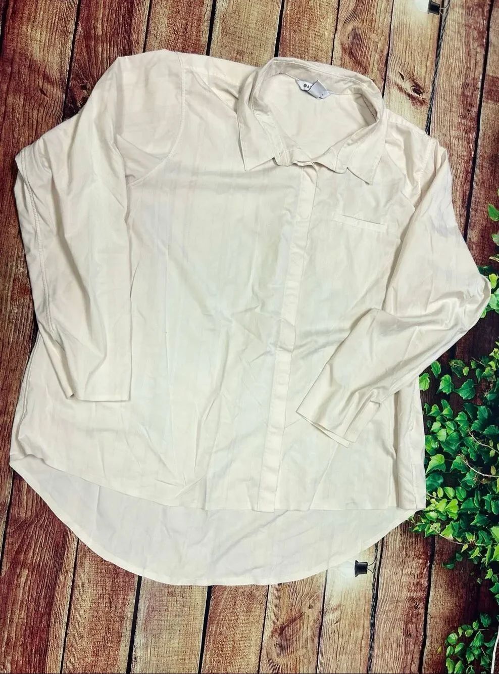 Athleta Urbanite Textured Top button-down shirt Size 2X